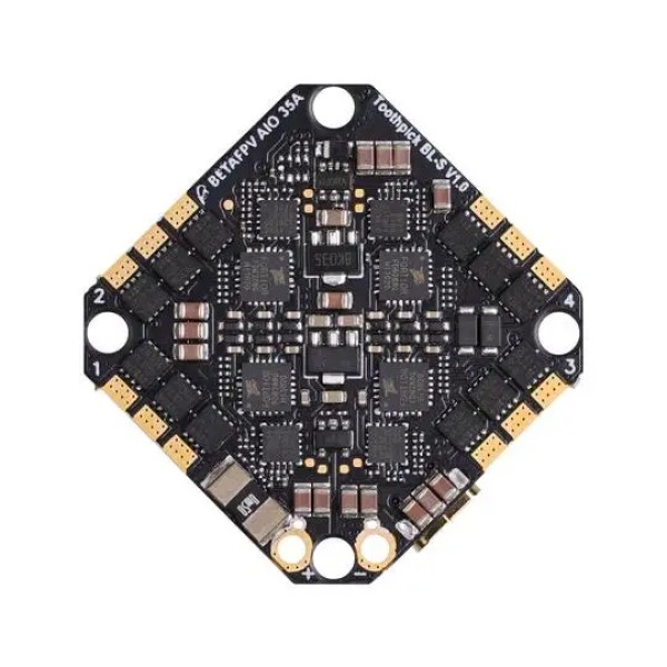 BETAFPV F722 35A AIO bürstenloser Flugsteuerung Hauptafel 2-6S Durchmesser ICM42688 FPV Tinywhoop Zahnstab FPV Rennfahrzeug UAV